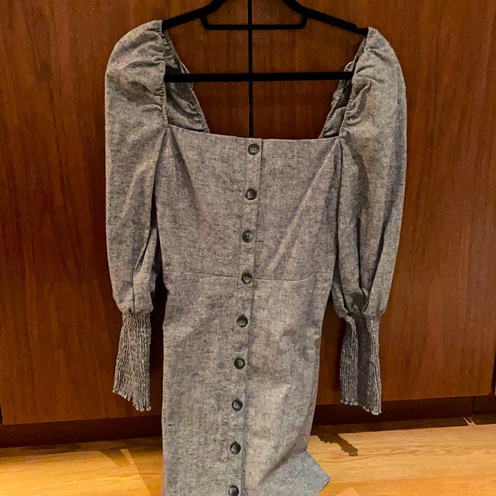 Reformation A Line Grey Dress Size 6